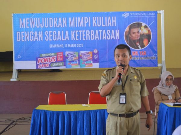 Motivasi UTBK dari Alumni SMAN 13 Semarang, Mr. Yan, Trainer Spesialis UTBK Penerbit Airlangga