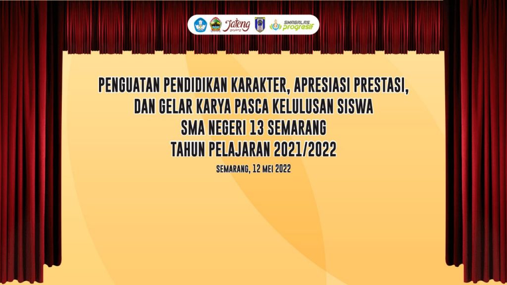 Pelepasan Siswa Kelas XII SMAN 13 Semarang 2022