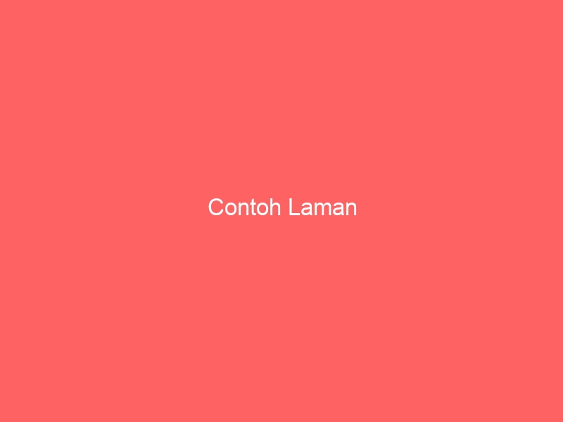 Contoh Laman