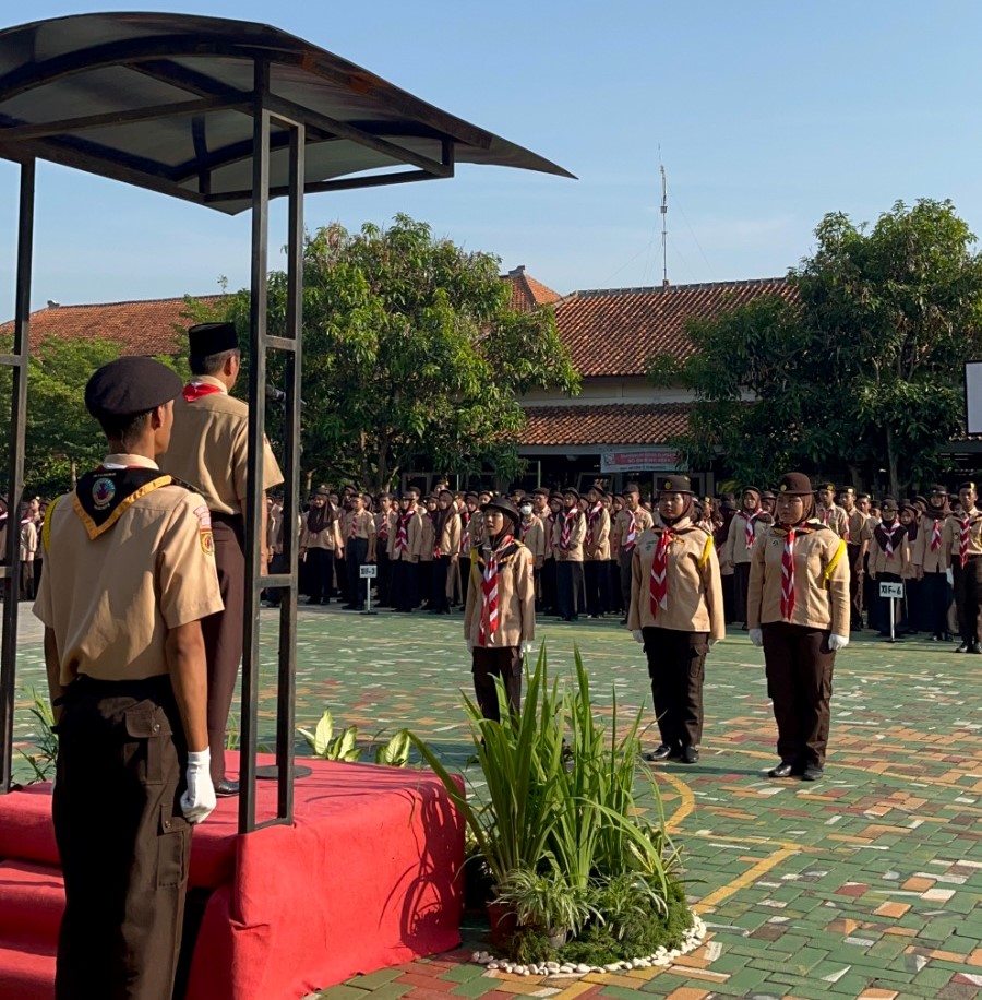 Peringatan Hari Pramuka ke-62 di SMAN 13 Semarang Tahun 2023